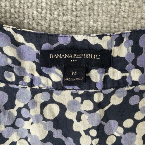 Banana Republic Swimsuit Coverup Womens Medium Blue Lightweight Thin Cotton - Picture 3 of 7